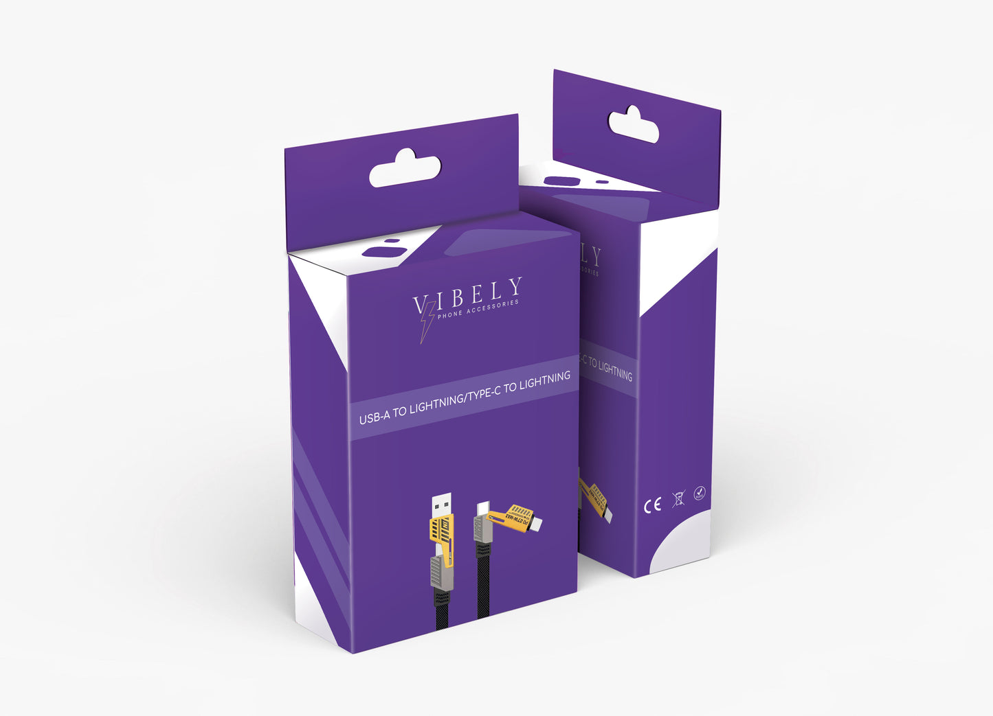 Cavo Usb A to Lightning/Type C to Lightning